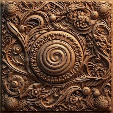 Patterns and decorations stl repeating 3 3d model